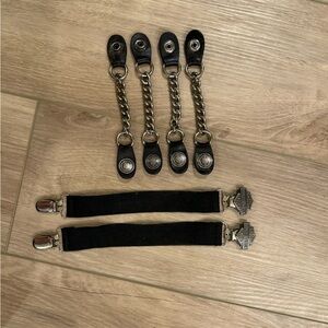 Harley Davidson vest extenders and pant clips